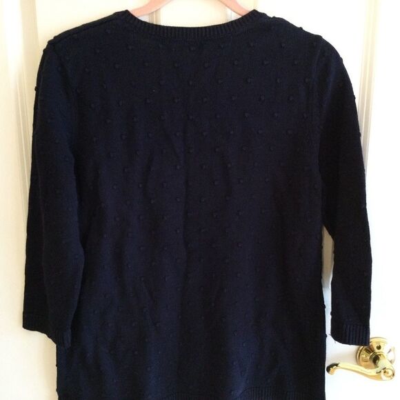 NWOT. Croft & Barrow Navy Sweater Sz XL - Picture 4 of 11